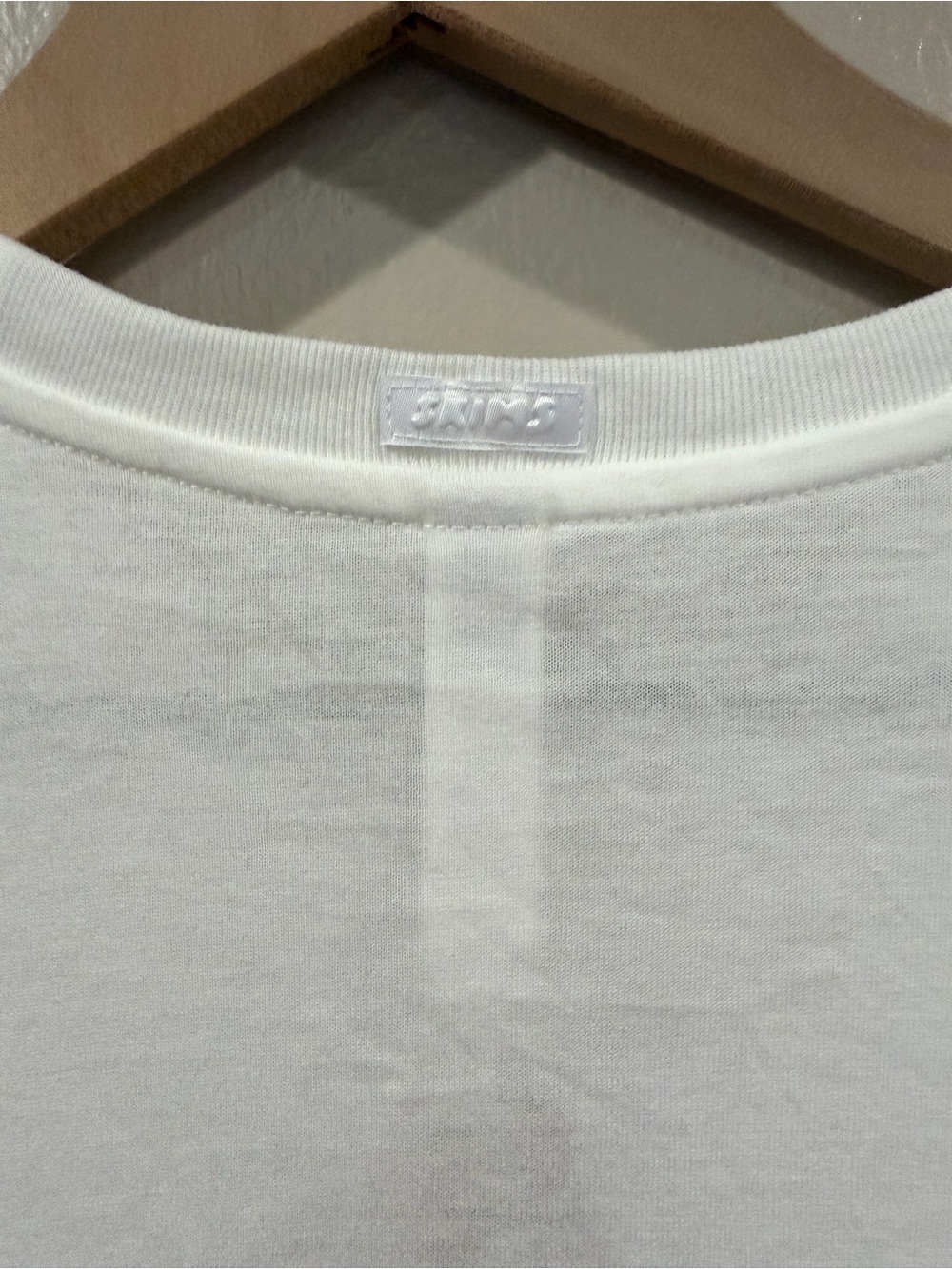 NWT SKIMS Women’s White Crewneck T-Shirt Size XS (Oversized) - Picture 9 of 10